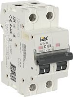 Выключатель автоматический IEK ARMAT M10N 2п 63А D 10кА картинка
